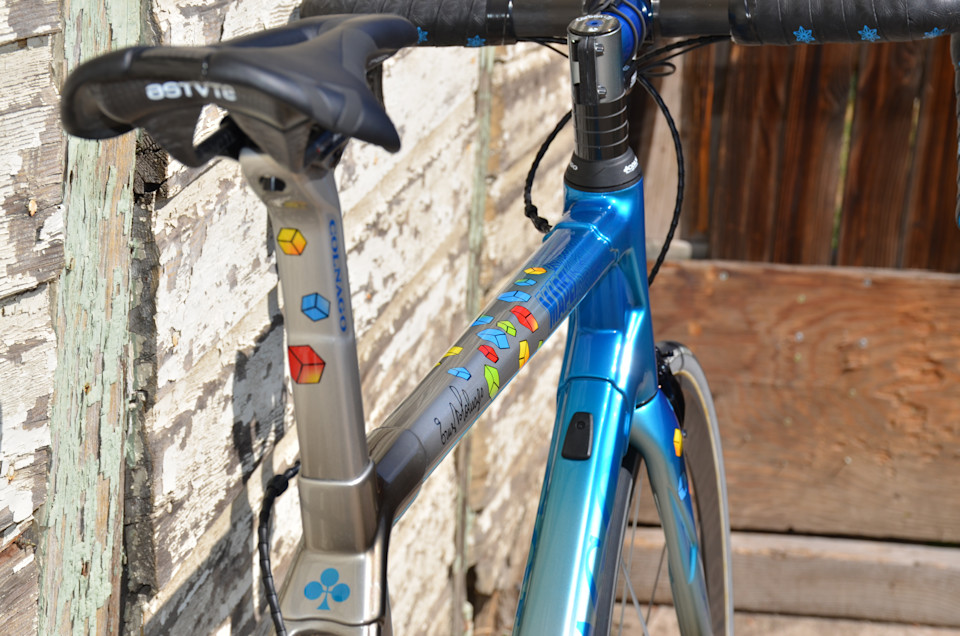 11 Blue Mapei Saddle Seat Post image 11