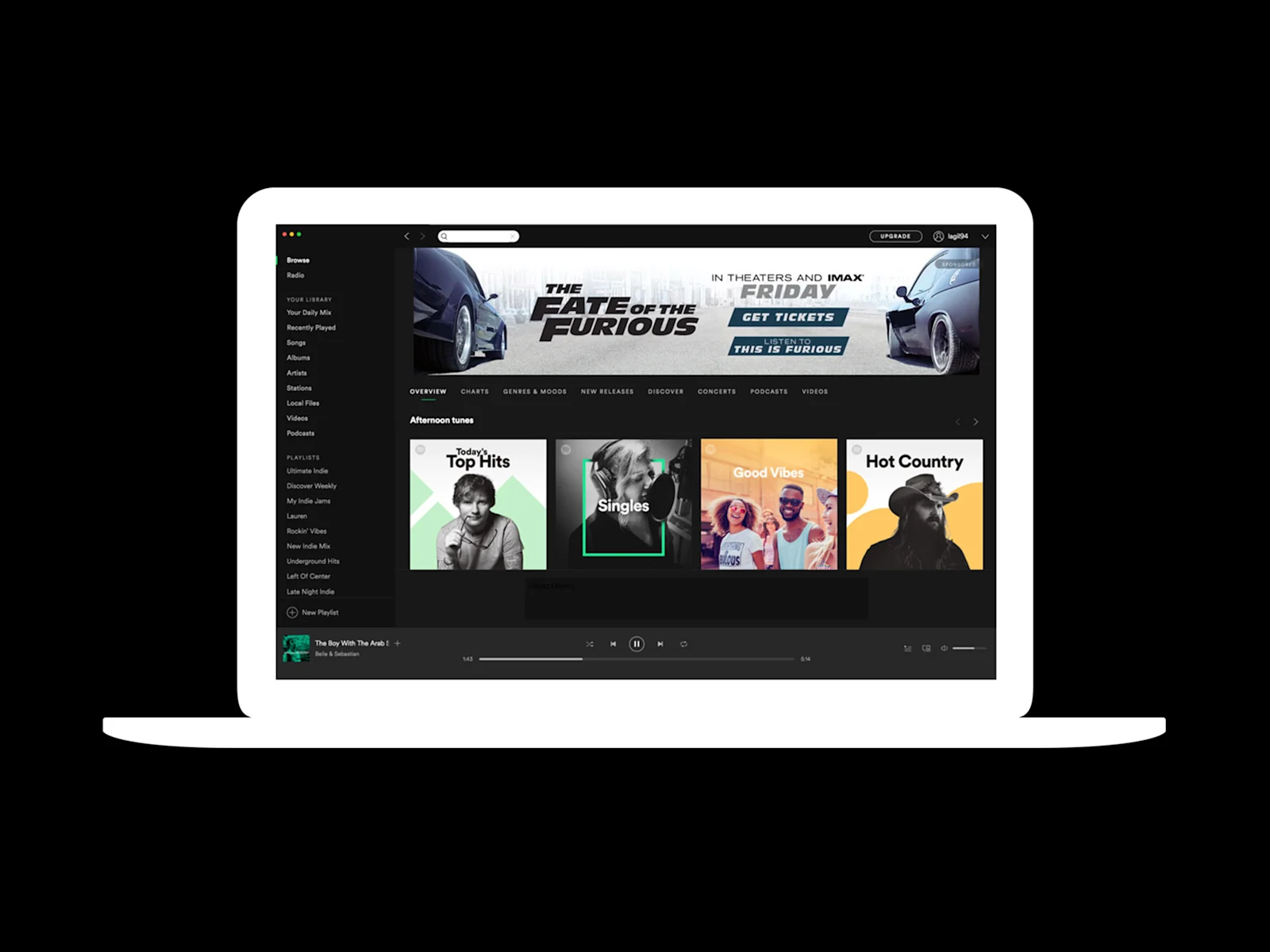 Homepage Takeover Spotify