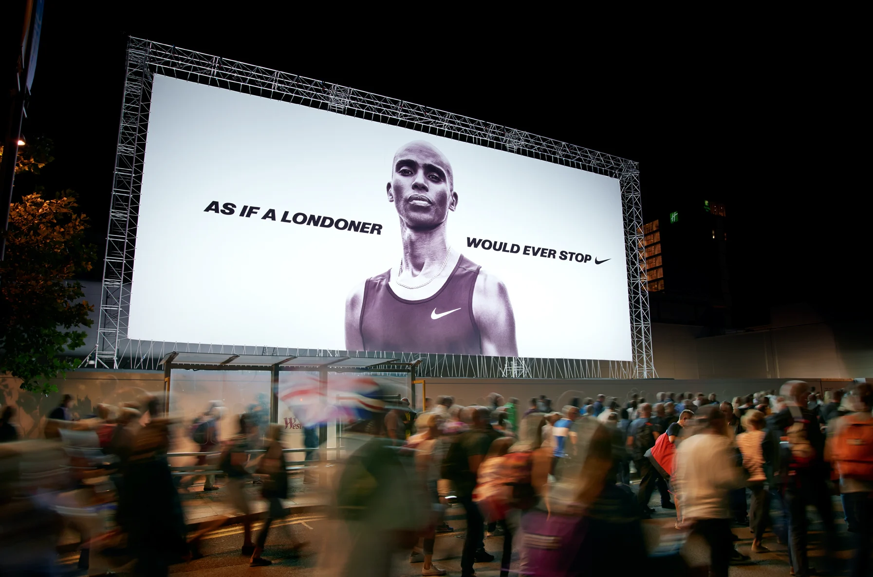 Mo Farah Banner