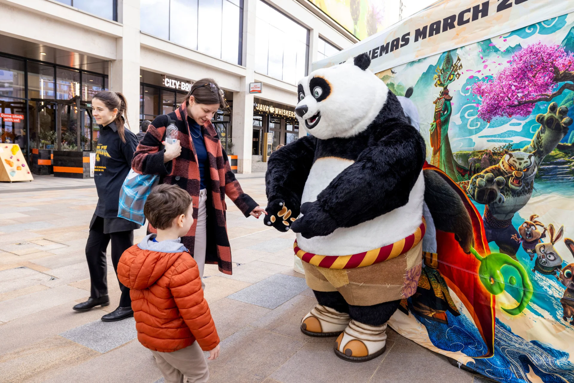 Kung Fu panda campaign at Westfield London