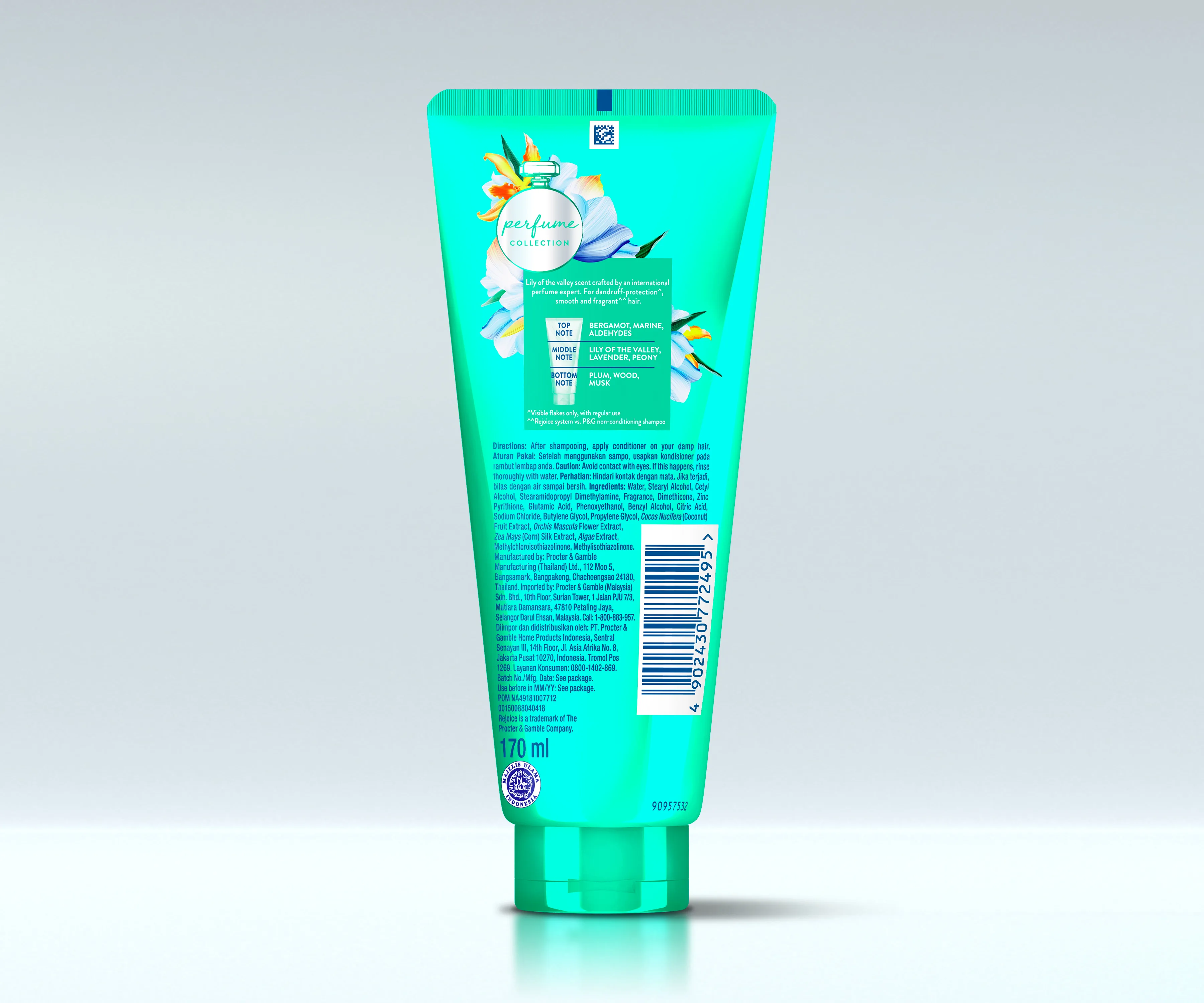 Bersukacitalah parfum kondisioner segar (170ml-kembali)