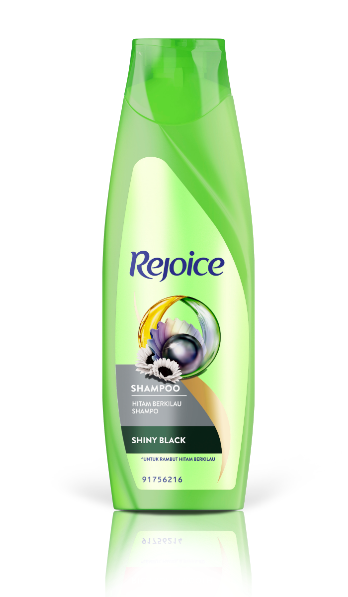 Shampo Hitam Berkilau Untuk Rambut  Hitam Berkilau Rejoice