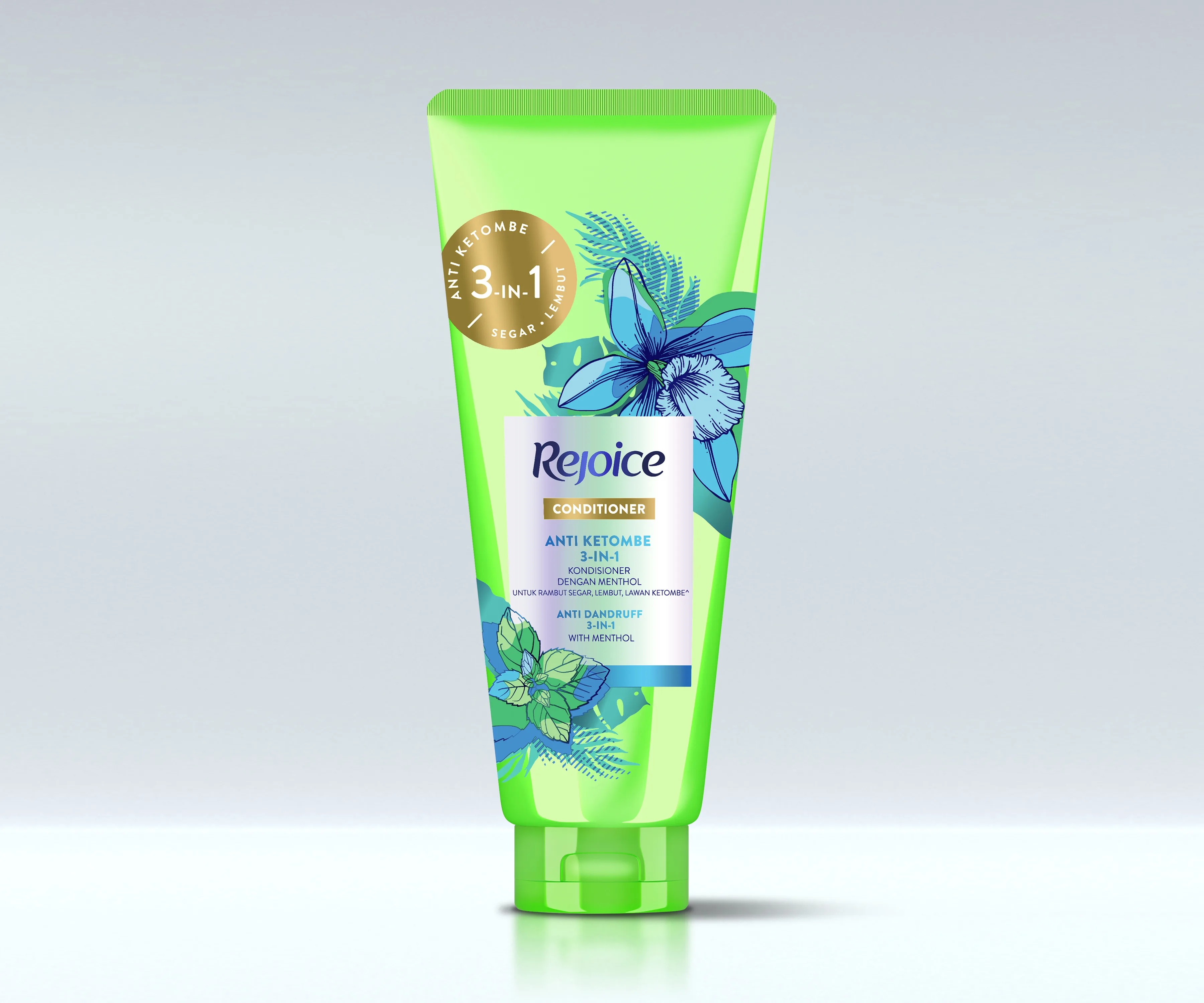 Bersukacitalah 3 in 1 kondisioner anti ketombe (160ml-depan)