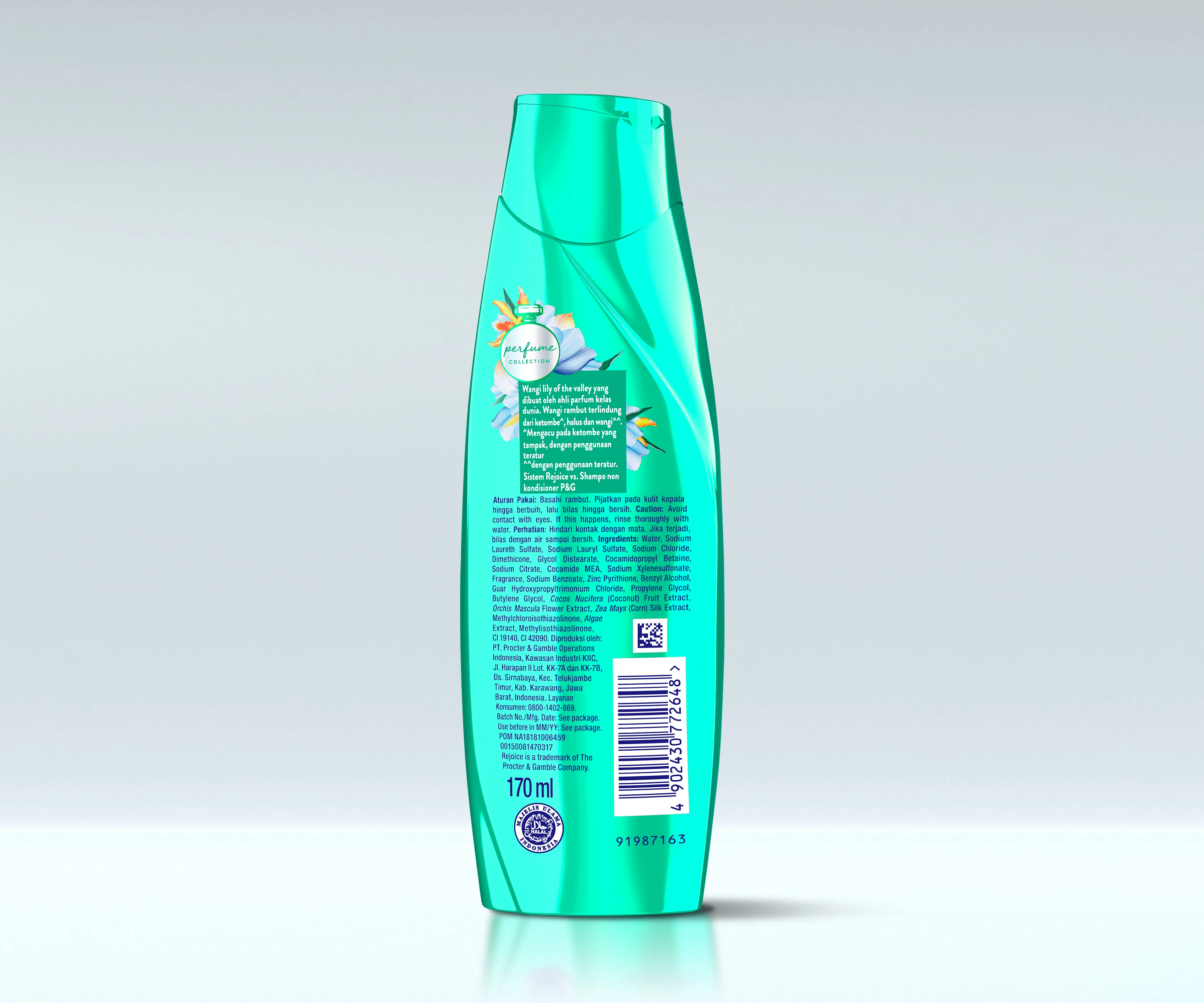 bersukacitalah segar parfum shampo (170ml-kembali)