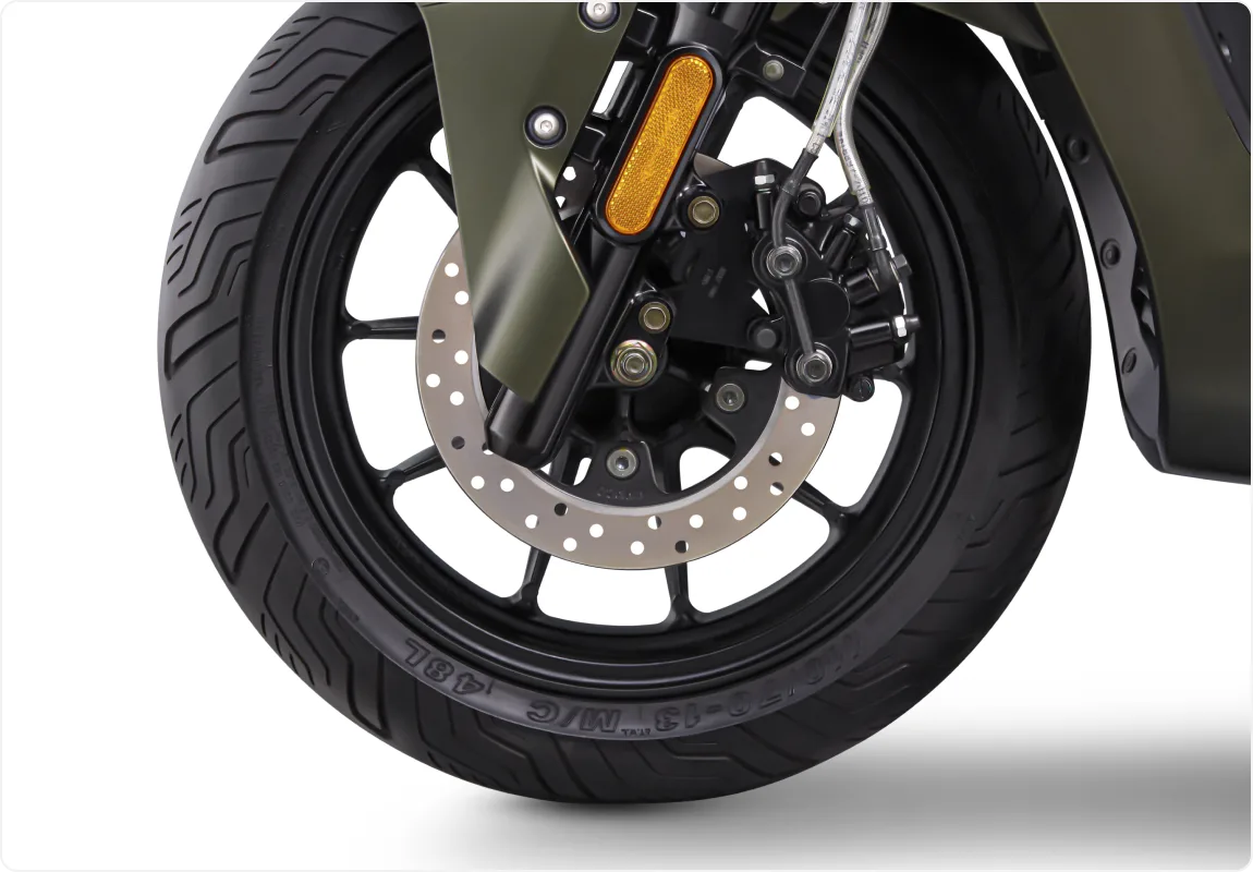 Dual Disc Brakes with CBS: