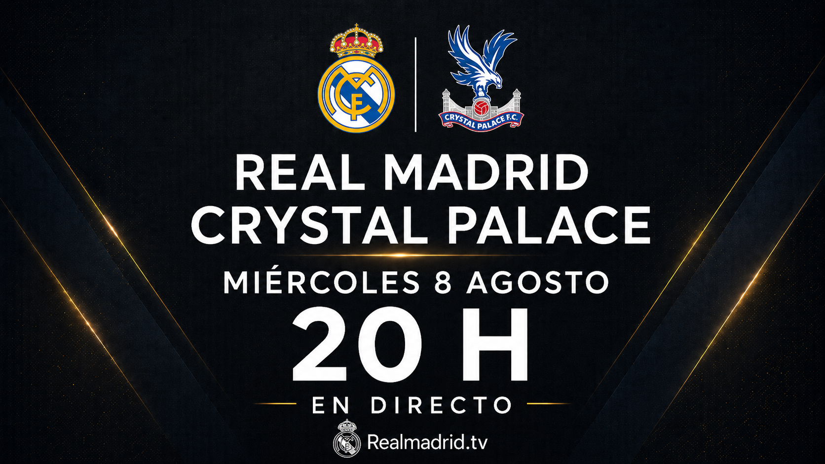 Real Madrid vs Crystal Palace: segundo test de pretemporada