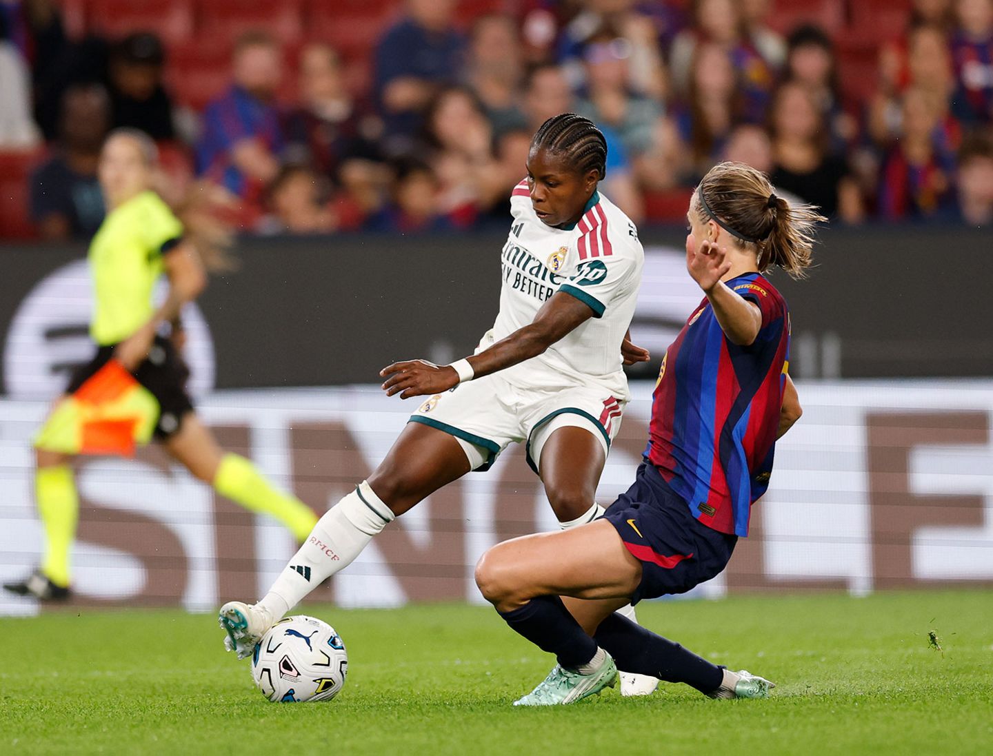 Linda Caicedo en el Clásico de Liga F