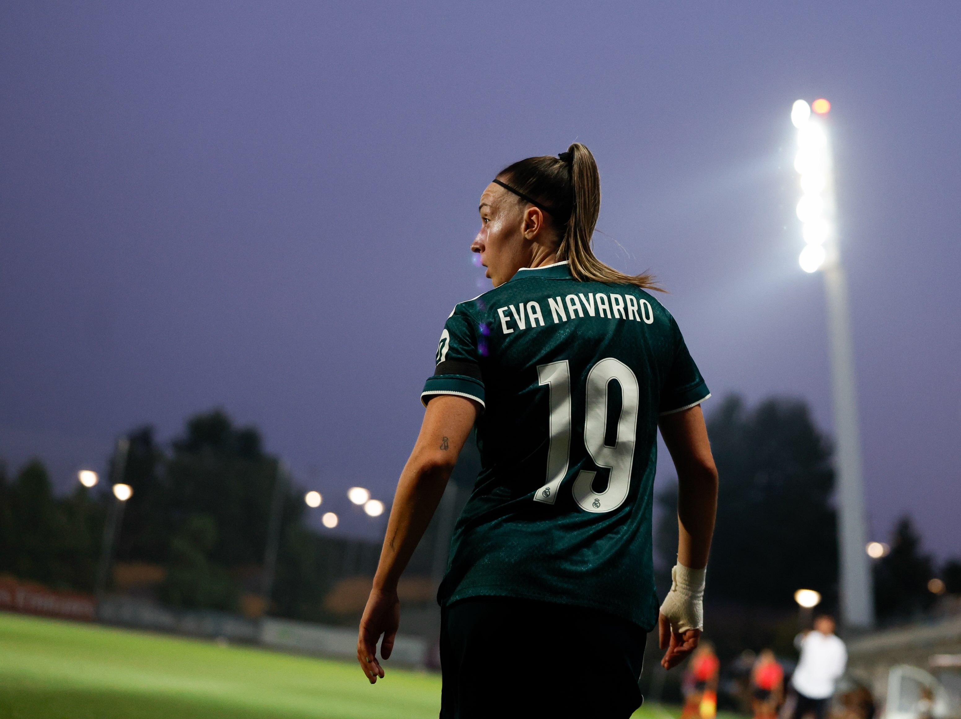Eva Navarro, durante la pretemporada de la 2026/27
