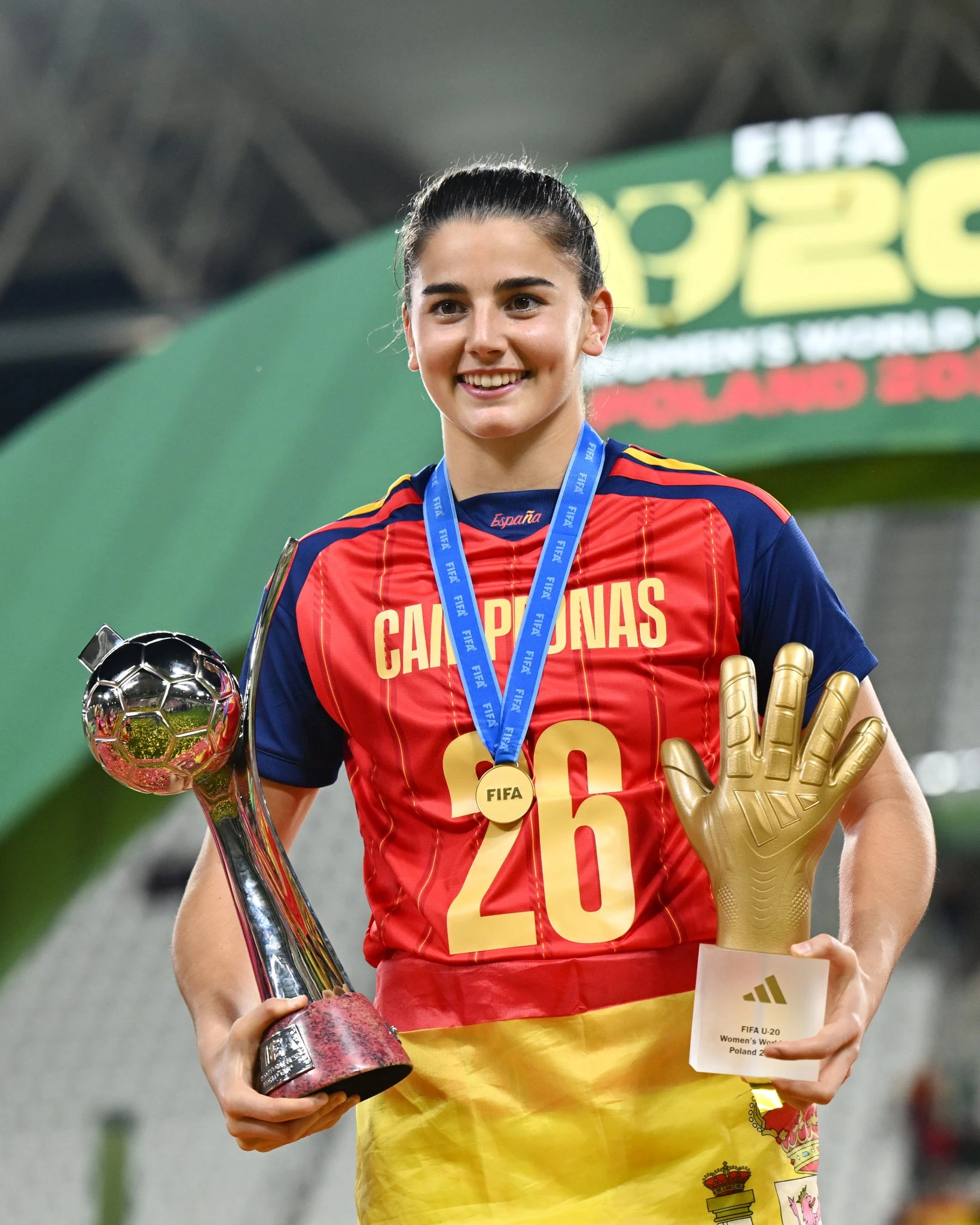 Laia López, Guante de Oro – Mundial sub-20 femenino 2026