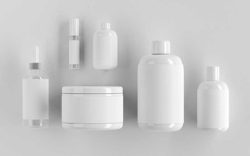 private label cosmetic bottles
