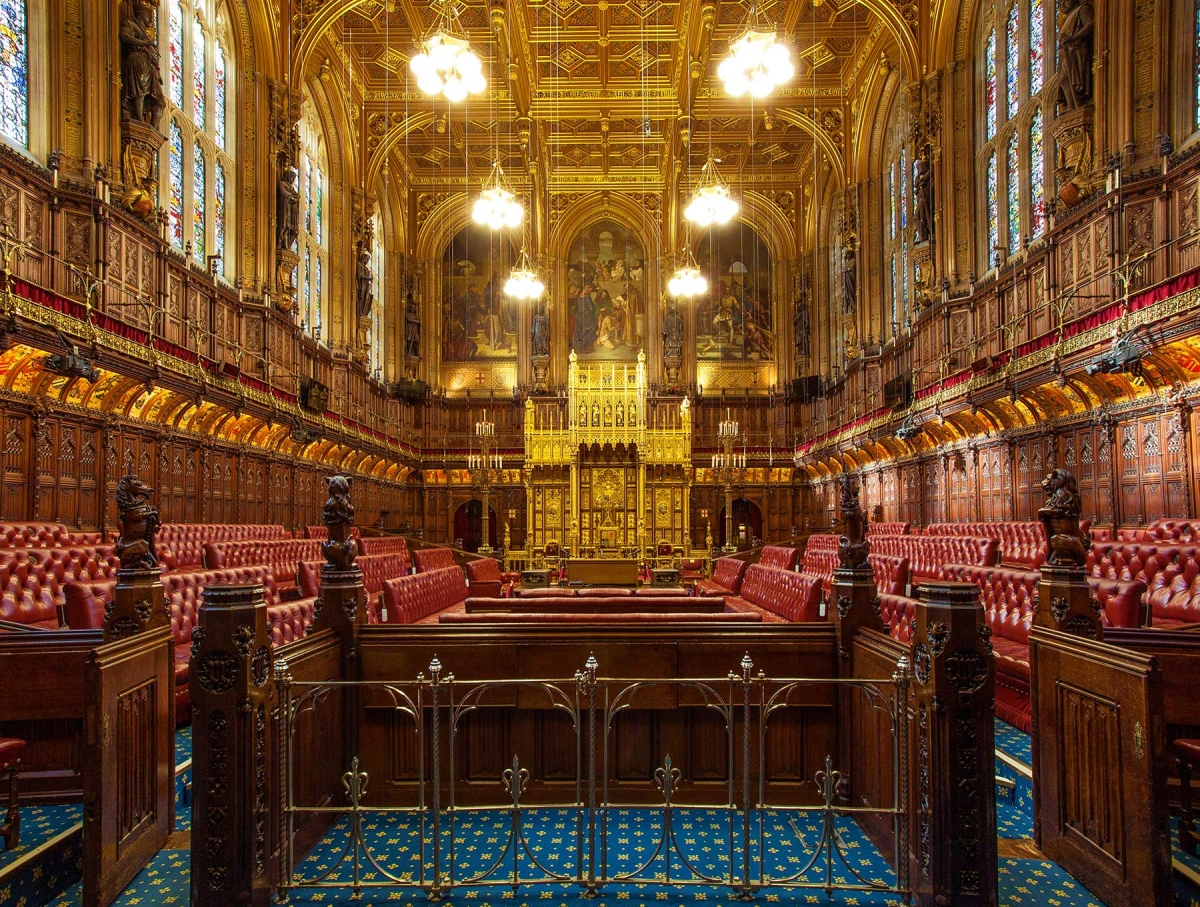 Chamber of the House of Lords | Walks Houses of Parliament Tour