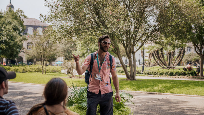 Hear the history of Jackson Square and New Orleans as a whole.