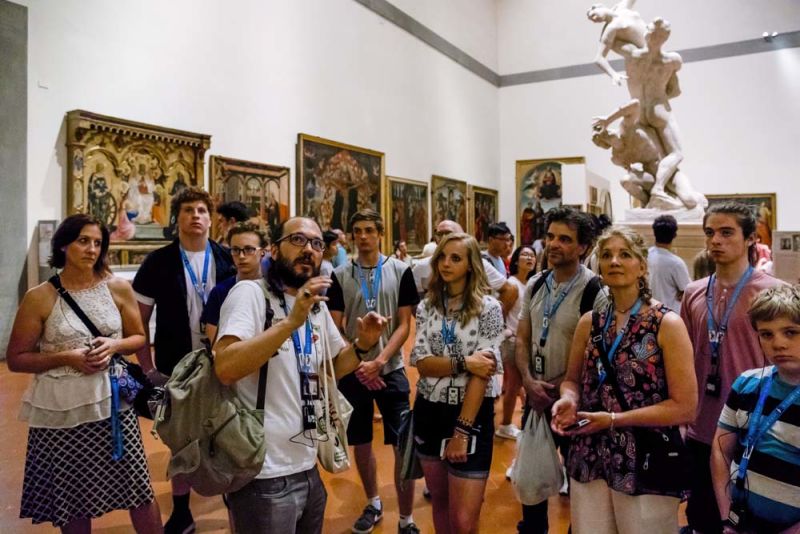 You won't just see Michelangelo's sculptures: you'll also get to see some of the beautiful paintings