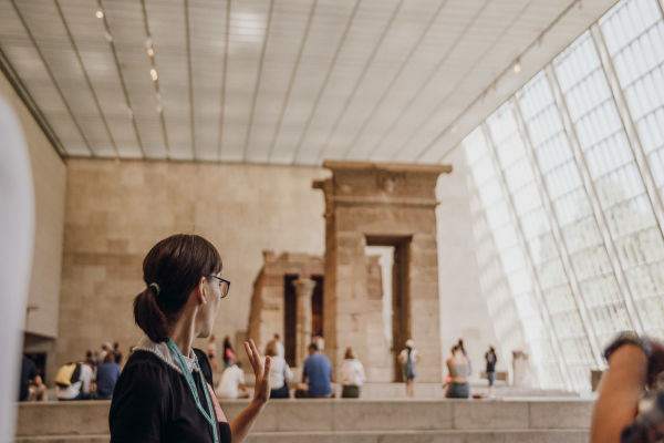 The Temple of Dendur, with a fascinating story