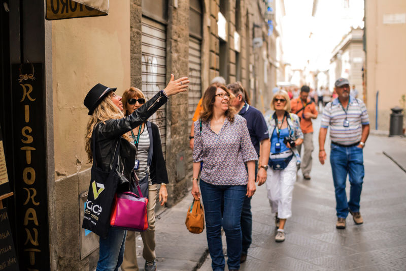 You never know what you'll find as you explore the streets on our Florence walking tour