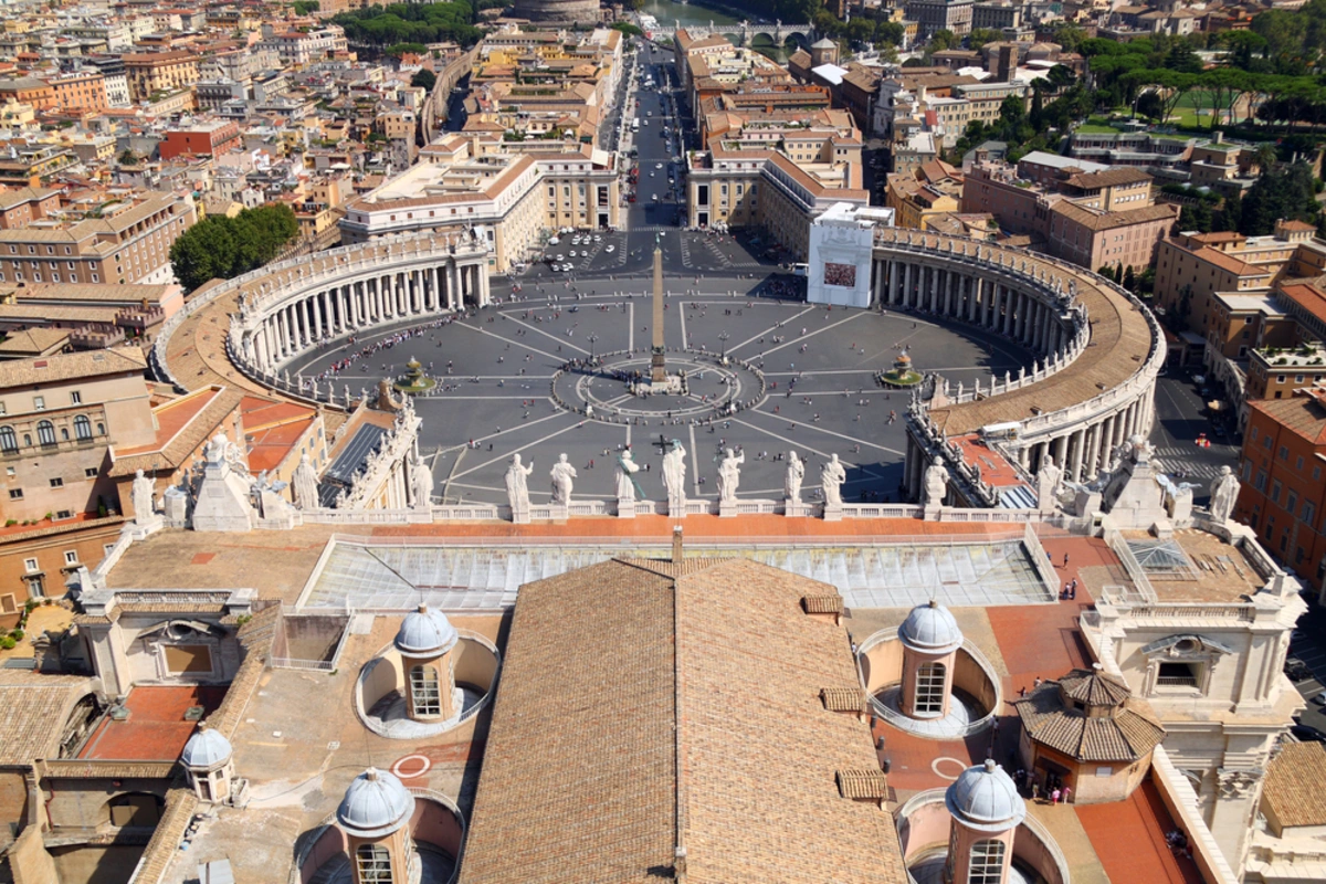 View from St Peter's Dome