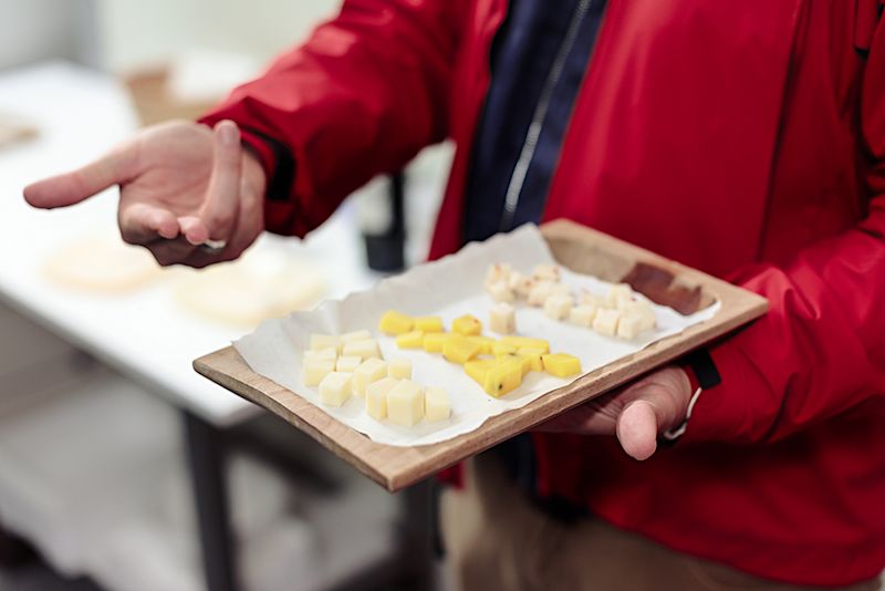 Local Roman cheeses.
