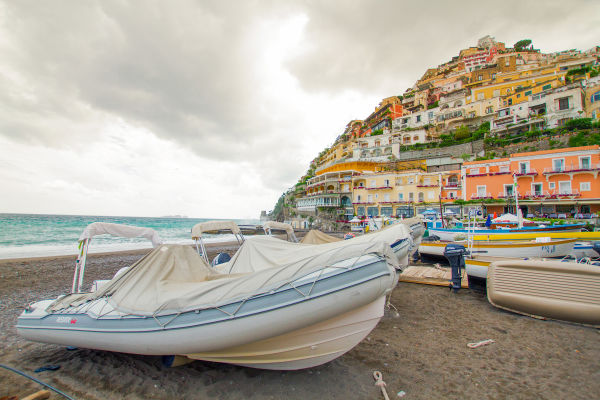 Boats are one of the best ways to see the Amalfi Coast