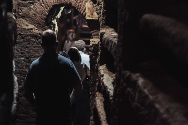Explore the dark underground of Rome's Catacombs