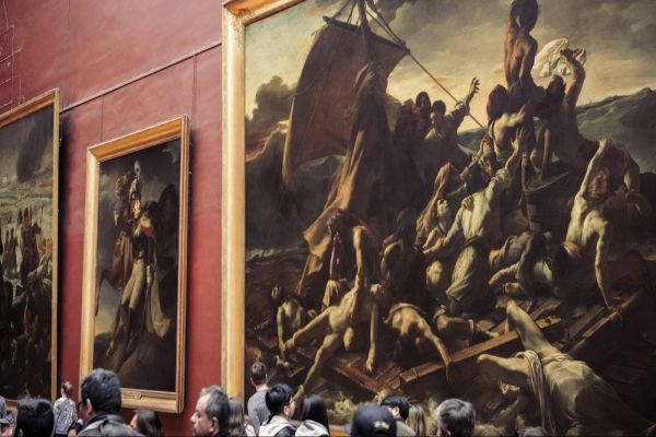 Gericault's 'Raft of the Medusa' is one of the most striking works on any Louvre highlights tour. 