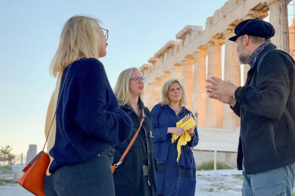 Our guides are always local and always experts in the history of Athens