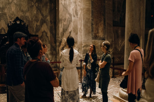 Your guide can help you understand all the various aspects of the Basilica.