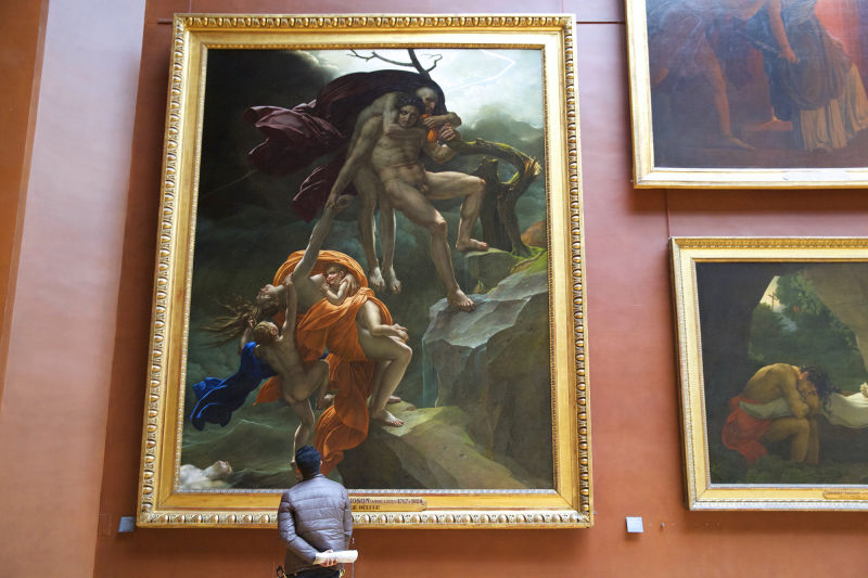 The scale of the paintings in the Louvre can be almost overwhelming