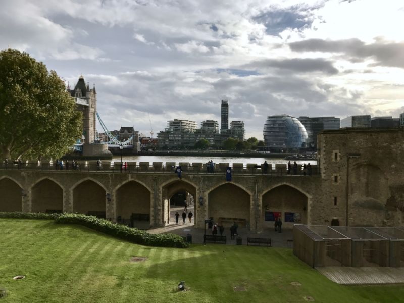 The view from Tower of London