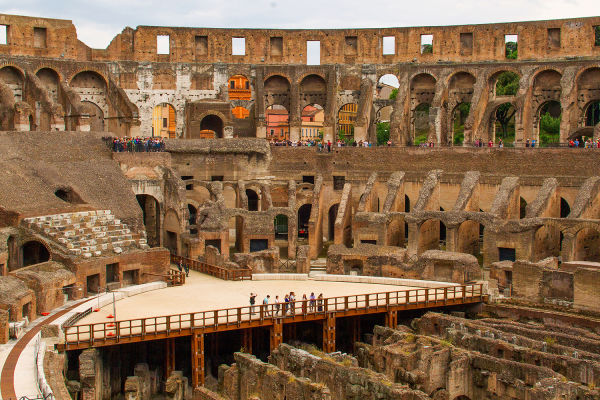 The views of the Colosseum just get better the higher you go. 