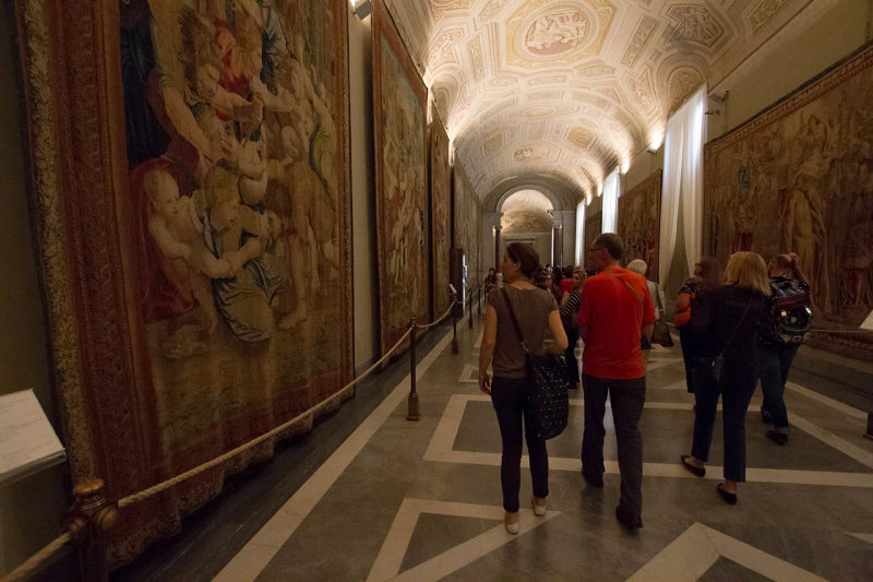 The Gallery of Tapestries in the Vatican 