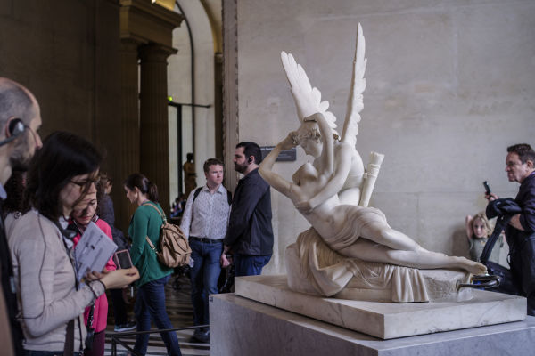 Canova's 'Cupid and Psyche' never fails to woo visitors. 
