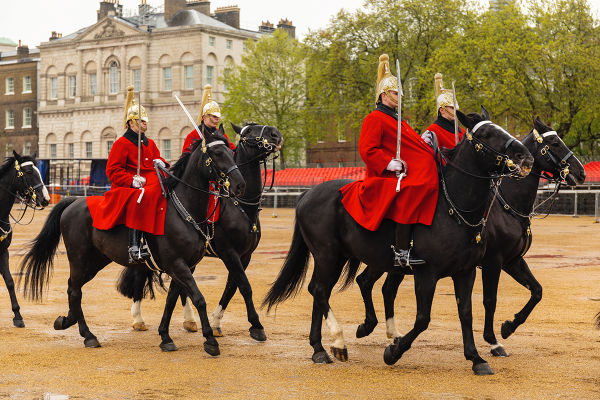 You'll also see the Changing of the Guard at the Horse Guards Parade