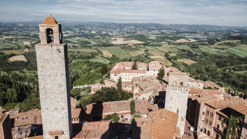 San Gimignano, where you can climb the tower for stunning views