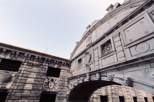 Take a close look at the Bridge of Sighs. 