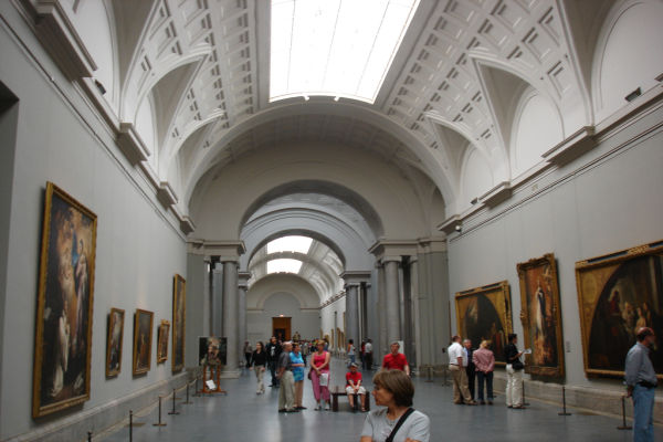The Halls of the Prado Museum