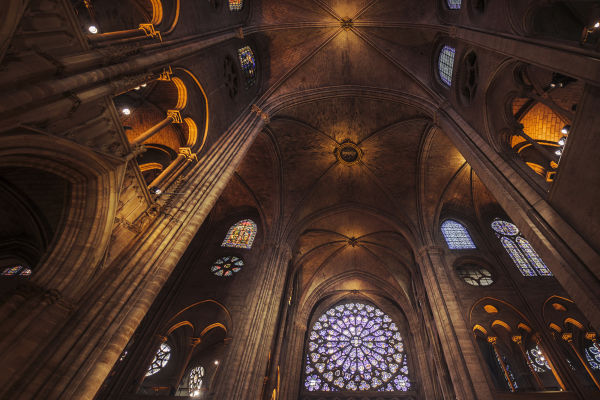 Notre Dame's towering groin vaults are one of the most jaw dropping expressions of gothic architecture in the world. 