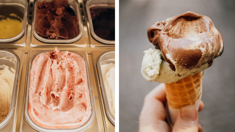To end, learn about gelato and enjoy a delicious treat on us as you stroll