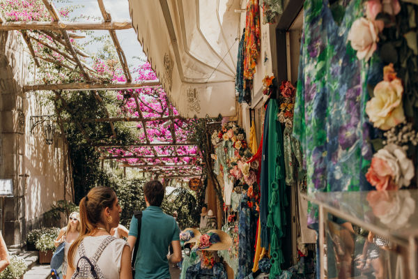 Wander the colorful streets of Positano