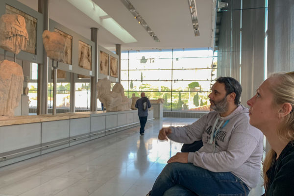 Looking at the Parthenon Marbles in the New Acropolis Museum