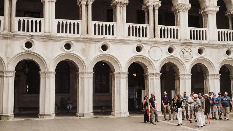 The Doge's Palace was the heart of the Republic of Venice