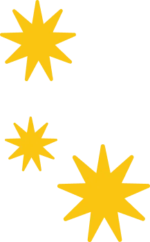 3 yellow stars