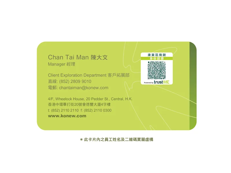 Name card - Konew blog 4