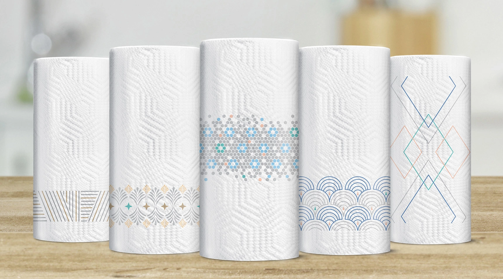 A line-up featuring some of our print designs