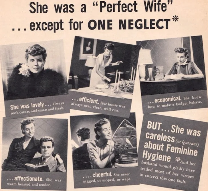 Curious And Hilarious Vintage Feminine Hygiene Ads From The, 44% OFF