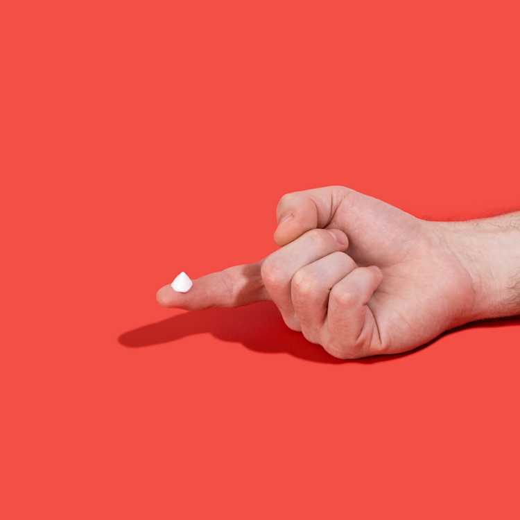 bottle of wisp lidocaine pain cream for men