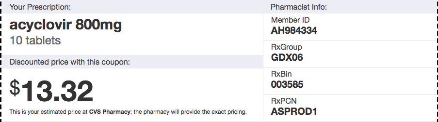 Acyclovir price at pharmacy