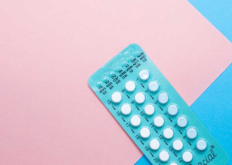 Birth control pill pack to represent Norethindrone to delay periods