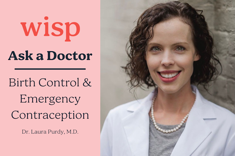 Dr. Laura Purdy answering questions about birth control and emergency contraception.