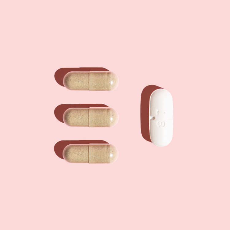 3 herbal and 1 prescription antiviral pills
