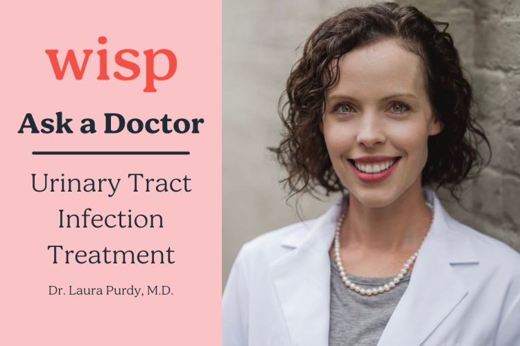 Dr. Laura Purdy answering questions about Urinary Tract Infection treatment